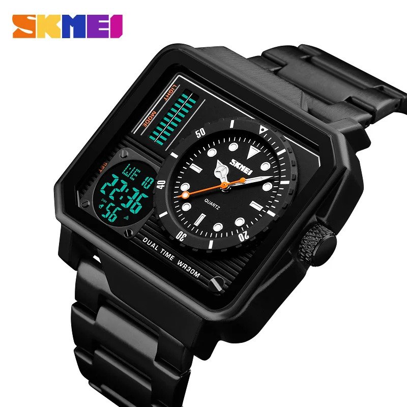 1392 (2) SKMEI - 1392 - High Quality Luxury Watch - Black - Image 3