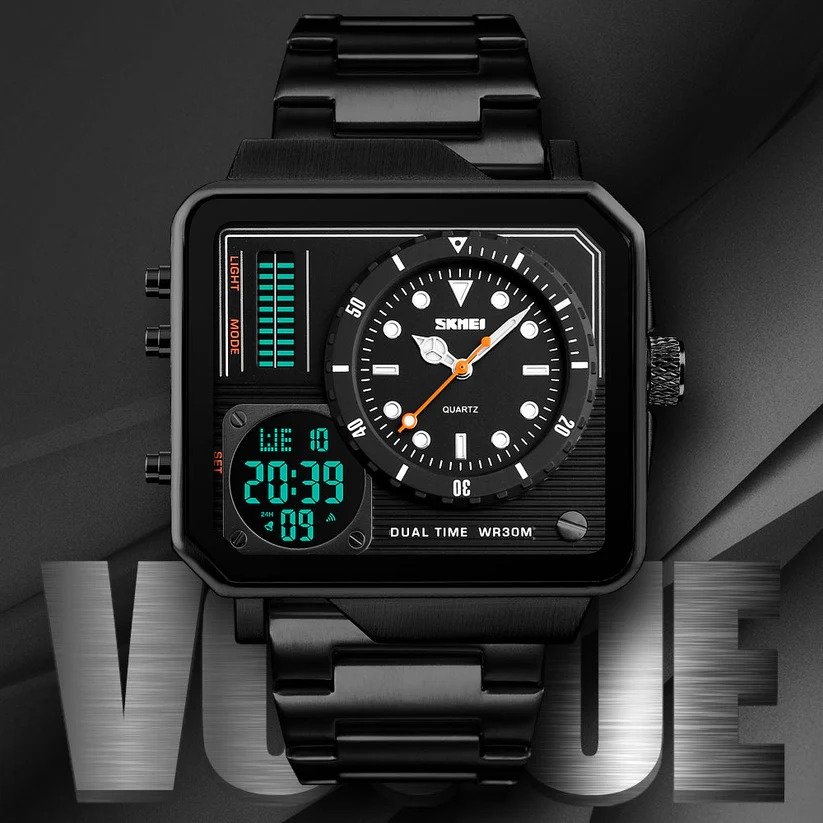 1392 (3) SKMEI - 1392 - High Quality Luxury Watch - Black - Image 5