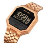 Skmei - 2350 - Digital MultifunctionalSports Watch with Dual Time - Rosegold - Image 3