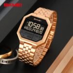 Skmei - 2350 - Digital MultifunctionalSports Watch with Dual Time - Rosegold