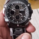 Skmei - 1389 - Dual Display Waterproof Business Watch - Black/Black/White photo review