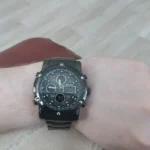 Skmei - 1389 - Dual Display Waterproof Business Watch - Black/Black/White photo review