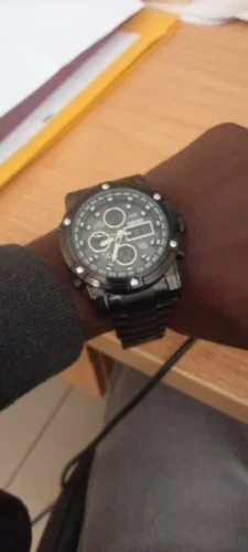 Skmei - 1389 - Dual Display Waterproof Watch - Black/Black photo review