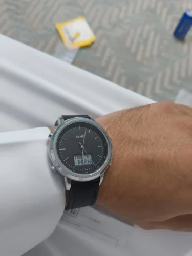 Skmei - 1652 (Strap) - Multifunctional Waterproof - RoseGold/White-Leather photo review