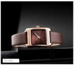 SKMEI - 1432 - Women Luxury Leather Quartz Watch - BROWN - Image 3