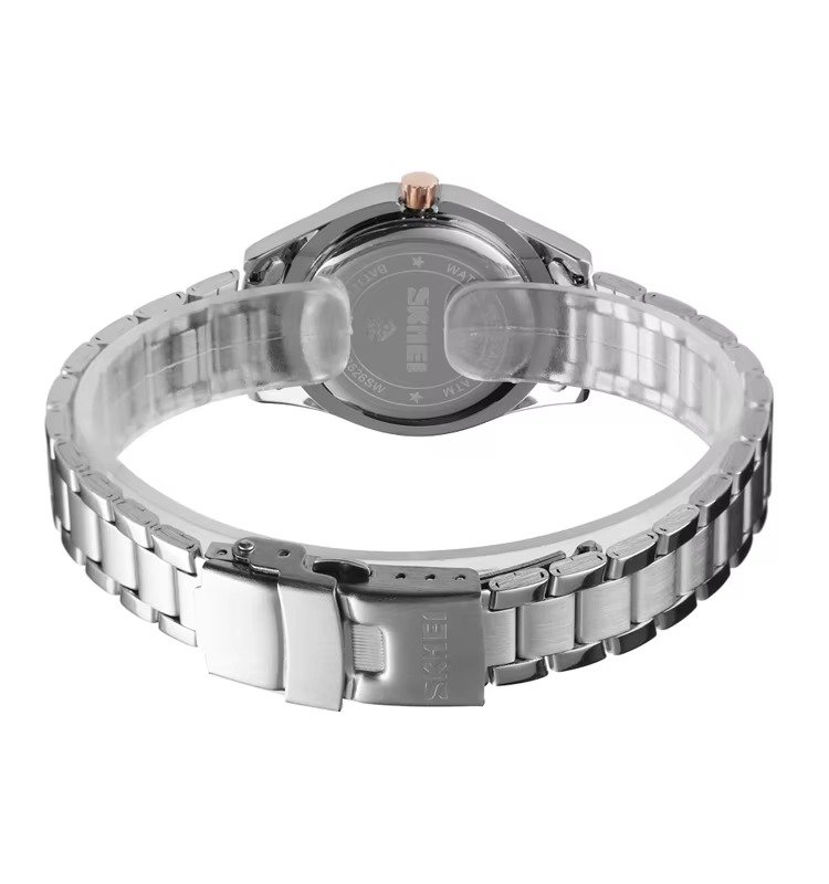 1534 (11) SKMEI - 1534 - Women Water Resistant Diamond Quartz Watch - rose gold/silver - Image 5