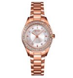 SKMEI - 1534 - Women Water Resistant Diamond Quartz Watch - rose gold - Image 3