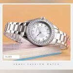SKMEI - 1534 - Women Water Resistant Diamond Quartz Watch - silver - Image 3