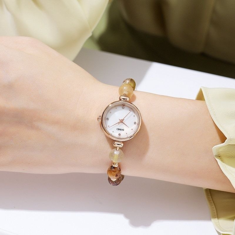 1983 (4) SKMEI - 1983 - Women Bracelet Design Stainless Steel Watch - coffee - Image 3