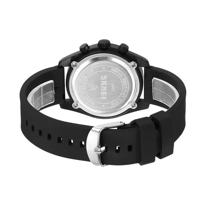 2045 (3) Skmei - 2045- Digital Multifunctional Luminous Waterproof - black/black - Image 6