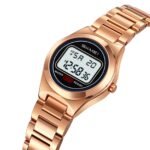 SKMEI - 2334 - Women Digital Stainless Steel Watch - rose gold