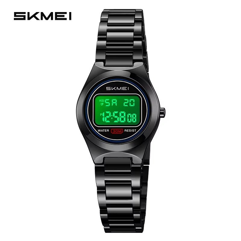 2334 (7) SKMEI - 2334 - Women Digital Stainless Steel Watch - black - Image 3