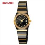 Skmei - 2342 - Women Stainless Steel Quartz - black/gold