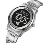 SKMEI - 2425 - Digital Classic Gents Digital Stainless Steel Watch - silver/black