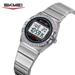 SKMEI - 2446 - Women Digital Stainless Steel Watch - silver - Image 3
