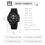 SKMEI - 2468 - Luxury Analog Quartz Chronograph Watch - black/black-black - Image 3