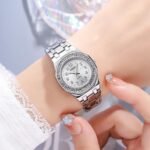 SKMEI - 2508 - Women Stainless Steel Luxury Watch - silver - Image 2