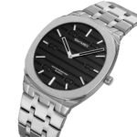 SKMEI - 9372 - High Quality Luxury Watch - Silver/Black