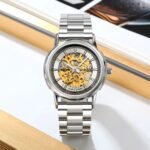 SKMEI - M035 - High Quality Mechanical Watch - silver-steel - Image 2